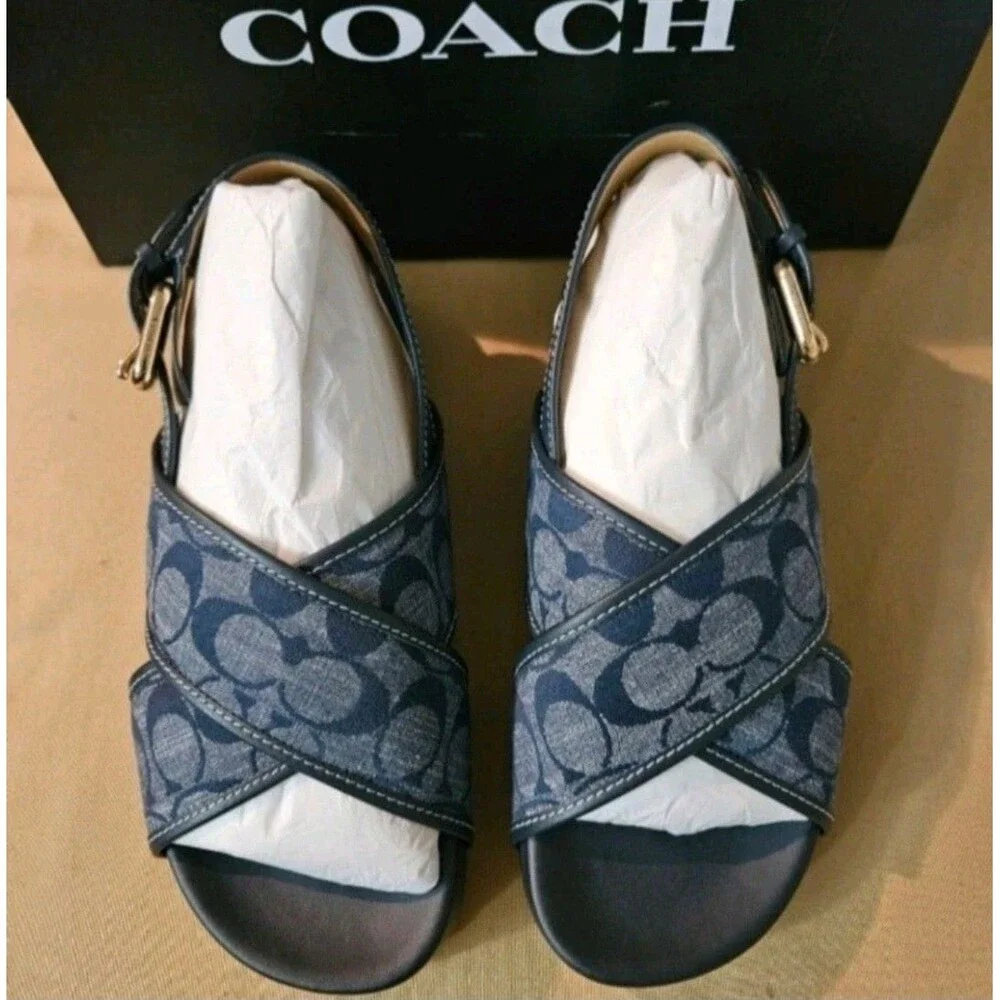 Coach Signature Sandals - Picture 1 of 6